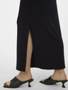Vero Moda Čierna dámska midi sukňa bez rukávov Vero Moda Mary