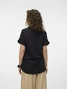Vero Moda Čierne dámske košeľové šaty Vero Moda Bumpy