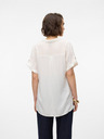 Vero Moda Biela dámska košeľa Vero Moda Bumpy