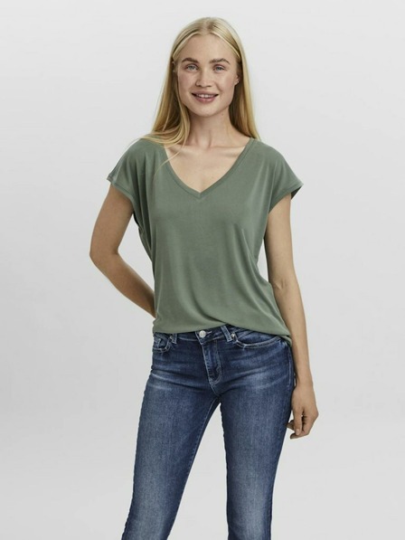 Vero Moda Zelená Dámske tričko Vero Moda Filli