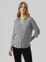 Vero Moda Bielo-modrá dámska pruhovaná blúzka Vero Moda Bumpy