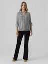 Vero Moda Bielo-modrá dámska pruhovaná blúzka Vero Moda Bumpy