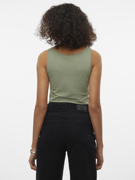 Vero Moda Zelené dámske základné tielko VERO MODA Maxi