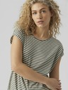 Vero Moda Bielo-zelená dámska pruhovaná košeľa Vero Moda Ava
