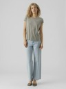 Vero Moda Bielo-zelená dámska pruhovaná košeľa Vero Moda Ava