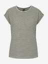 Vero Moda Bielo-zelená dámska pruhovaná košeľa Vero Moda Ava