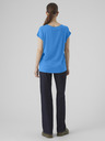 Vero Moda Modré dámske tričko Vero Moda Ava