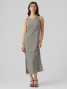 AWARE by VERO MODA Čierno-béžové dámske pruhované maxi šaty AWARE by VERO MODA Fiona