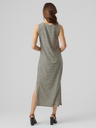 AWARE by VERO MODA Čierno-béžové dámske pruhované maxi šaty AWARE by VERO MODA Fiona