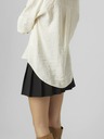 Vero Moda Krémové dámske tričko Vero Moda Queeny
