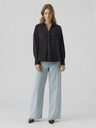 Vero Moda Čierna dámska košeľa Vero Moda Queeny