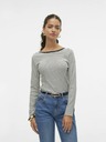 Vero Moda Čiernobiela dámska pruhovaná košeľa Vero Moda Chloe