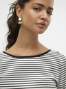 Vero Moda Čiernobiela dámska pruhovaná košeľa Vero Moda Chloe
