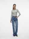 Vero Moda Čiernobiela dámska pruhovaná košeľa Vero Moda Chloe