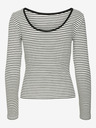Vero Moda Čiernobiela dámska pruhovaná košeľa Vero Moda Chloe
