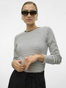 Vero Moda Čiernobiela dámska pruhovaná košeľa Vero Moda Chloe