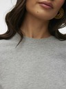 Vero Moda Svetlošedé dámske tričko Vero Moda Paulina