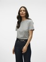 Vero Moda Svetlošedé dámske tričko Vero Moda Paulina