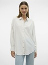 Vero Moda Béžovo-biele dámske pruhované tričko Vero Moda Nora
