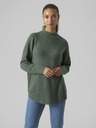 Vero Moda Zelený dámsky sveter Vero Moda Plaza