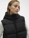 Vero Moda Čierna dámska dlhá prešívaná vesta Vero Moda Ligaane