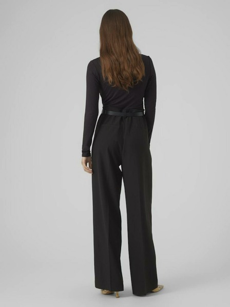 Vero Moda Čierne dámske tričko Vero Moda Rosa