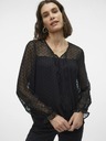 Vero Moda Čierna blúzka Vero Moda Leah