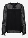 Vero Moda Čierna blúzka Vero Moda Leah