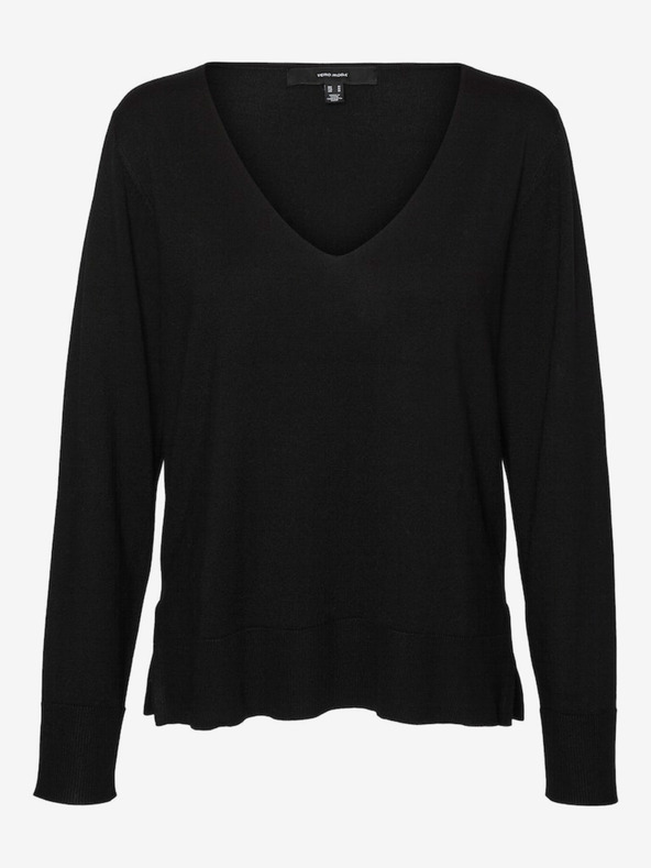 Vero Moda Čierny dámsky sveter Vero Moda Silje