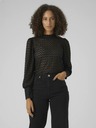 Vero Moda Čierna dámska blúzka Vero Moda Becca