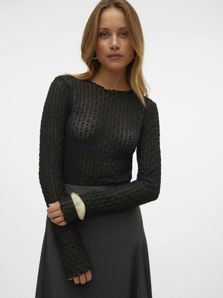 Vero Moda Čierna dámska košeľa Vero Moda Shelby