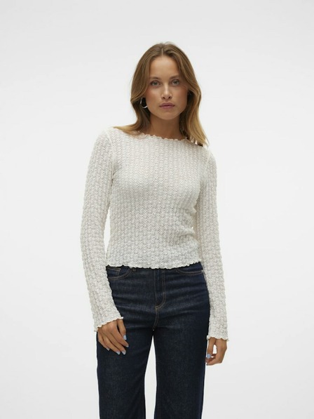 Vero Moda Biele dámske tričko Vero Moda Shelby
