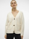 Vero Moda Béžový dámsky kardigán Vero Moda Boom