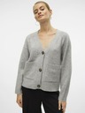 Vero Moda Svetlosivý dámsky kardigán Vero Moda Boom
