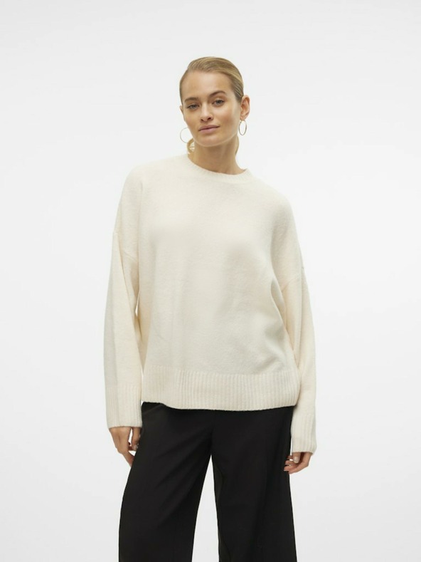 Vero Moda Béžový dámsky kardigán Vero Moda Boom
