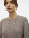 Vero Moda Hnedý dámsky sveter Vero Moda Novah