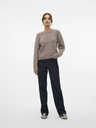 Vero Moda Hnedý dámsky sveter Vero Moda Novah