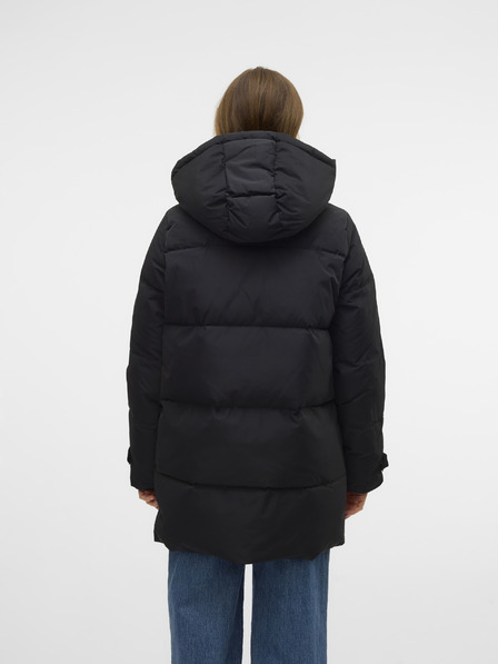 Vero Moda Čierny dámsky páperový kabát Vero Moda Leonielea