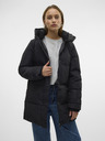Vero Moda Čierny dámsky páperový kabát Vero Moda Leonielea