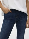 Vero Moda Tmavomodré dámske skinny džínsy Vero Moda