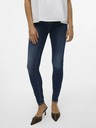 Vero Moda Tmavomodré dámske skinny džínsy Vero Moda