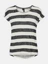 Vero Moda Čiernobiele pruhované tričko VERO MODA Wide Stripe