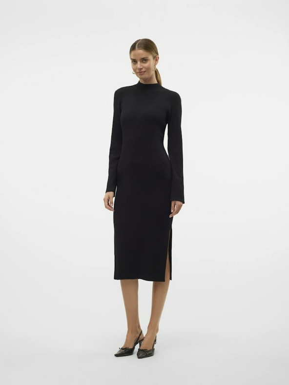 AWARE by VERO MODA Čierne dámske šaty AWARE by VERO MODA Lynzi