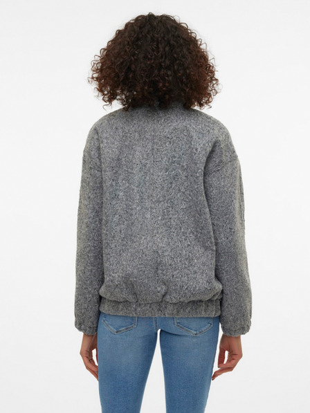 Vero Moda Šedý dámsky bomber Vero Moda Amber
