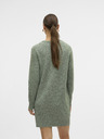 Vero Moda Zelené dámske šaty Vero Moda Sweater Dress