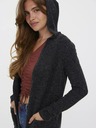 Vero Moda Čierny sveter s kapucňou VERO MODA Doffy