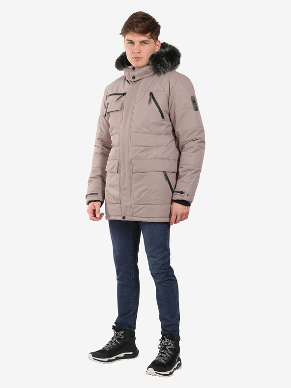 ALPINE PRO Pánska bunda s membránou PTX ALPINE PRO WERD