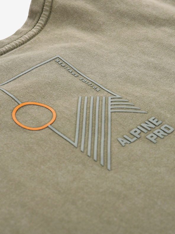 ALPINE PRO Pánske bavlnené tričko ALPINE PRO ORB