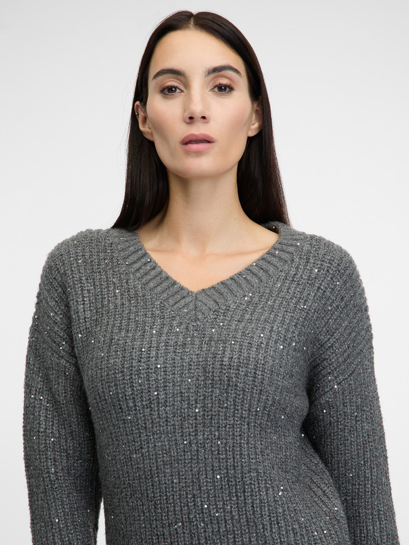 Orsay Sivý dámsky sveter ORSAY