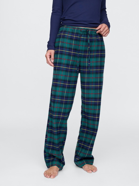 GAP Pyžamové flanelové nohavice Unisex GAP